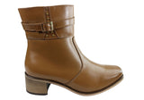 Comfortshoeco Bess Womens Leather Comfortable Boots Made In Brazil