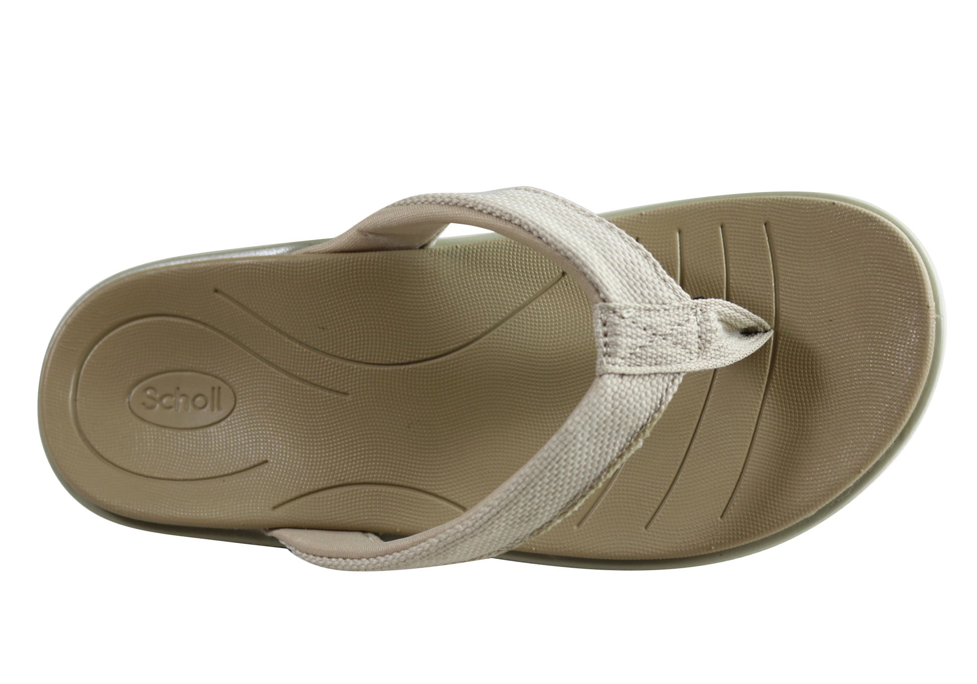 Scholl Orthaheel Pacific Womens Comfortable Supportive Thongs Sandals