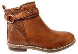 Pikolinos Womens Aldaya W8J-8571 Comfortable Leather Ankle Boots