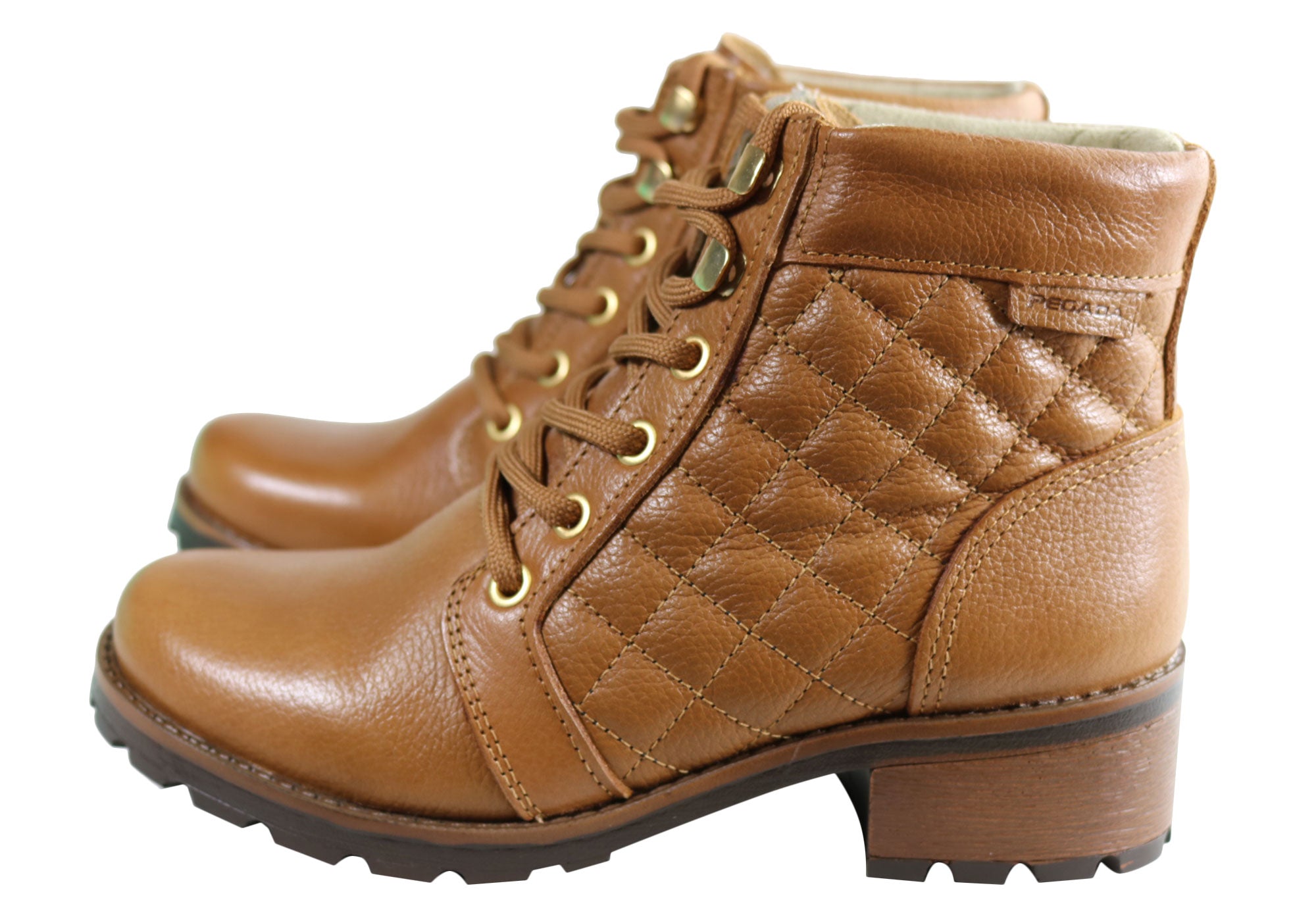 Pegada Suburban Womens Comfort Leather Ankle Boots Made In Brazil