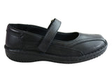 Cabello Comfort 341-27 Leather Orthotic Friendly Mary Jane Shoes