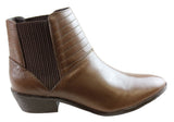 Orcade Keegan Womens Comfortable Leather Ankle Boots Made In Brazil