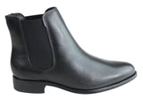 Villione Lara Womens Leather Chelsea Ankle Boots Made In Brazil