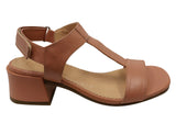 Opananken Ranni Womens Comfortable Leather Mid Heel Sandals