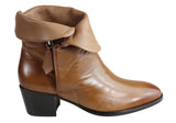Villione Penny Womens Comfortable Leather Ankle Boots Made In Brazil