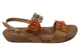 Andacco Dawn Womens Comfortable Leather Sandals Made In Brazil