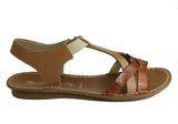 Andacco May Womens Comfortable Flat Leather Sandals Made In Brazil