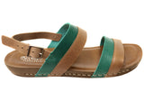 Andacco Camino Womens Comfortable Leather Sandals Made In Brazil