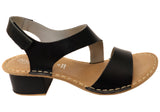 Andacco Amber Womens Comfortable Brazilian Leather Low Heel Sandals
