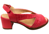 Opananken Raquel Womens Comfortable Leather Mid Heel Sandals