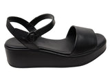 Via Paula Silvia Womens Brazilian Comfort Leather Platform Sandals