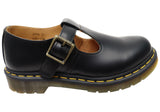 Dr Martens Womens Polley Smooth Mary Jane Comfortable Leather Shoes