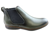 Savelli Hans Mens Comfort Leather Chelsea Dress Boots Made In Brazil