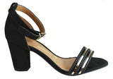 Vizzano Brodie Womens Comfortable Fashion Block Heel Patent Sandals