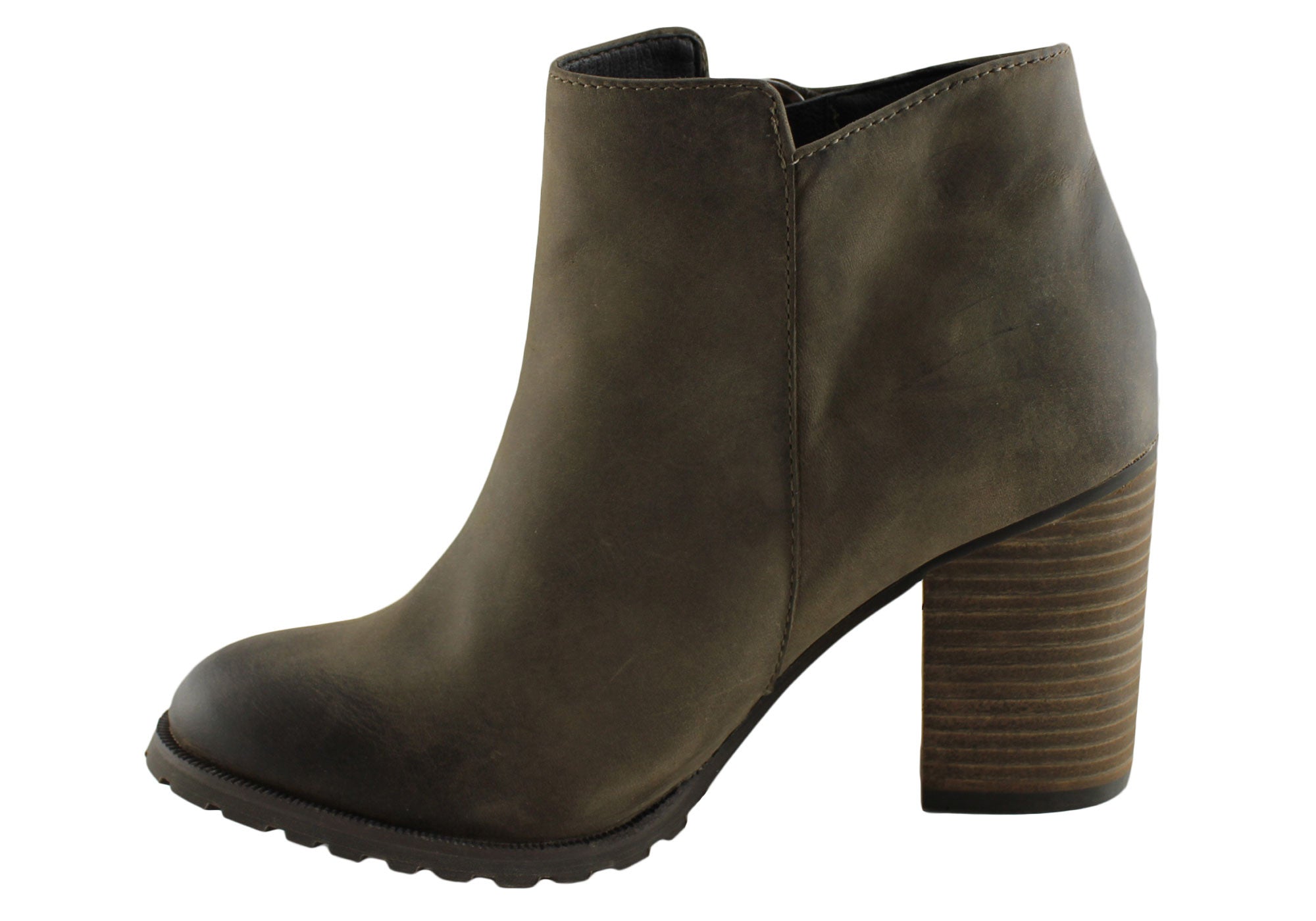 RMK Womens Lucetta Fashion Leather Ankle Boots