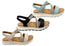 Born Mady Womens Leather Sandals With Comfortable Footbed