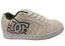DC Shoes Mens Comfortable Leather Net SE Shoes Off White Green