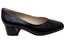 Caprice Drucilia Womens Comfortable Wide Fit Leather Mid Heel Pumps