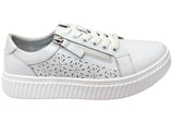 Donna Velenta Treat Womens Leather Casual Comfortable Shoes