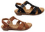 Orizonte Billyease Womens Comfortable European Leather Wedge Sandals