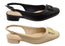 Comfortflex Tegan Womens Leather Low Heel Sling Back Shoes