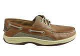 Sperry Mens Billfish Comfortable Wide Width Leather Boat Shoes