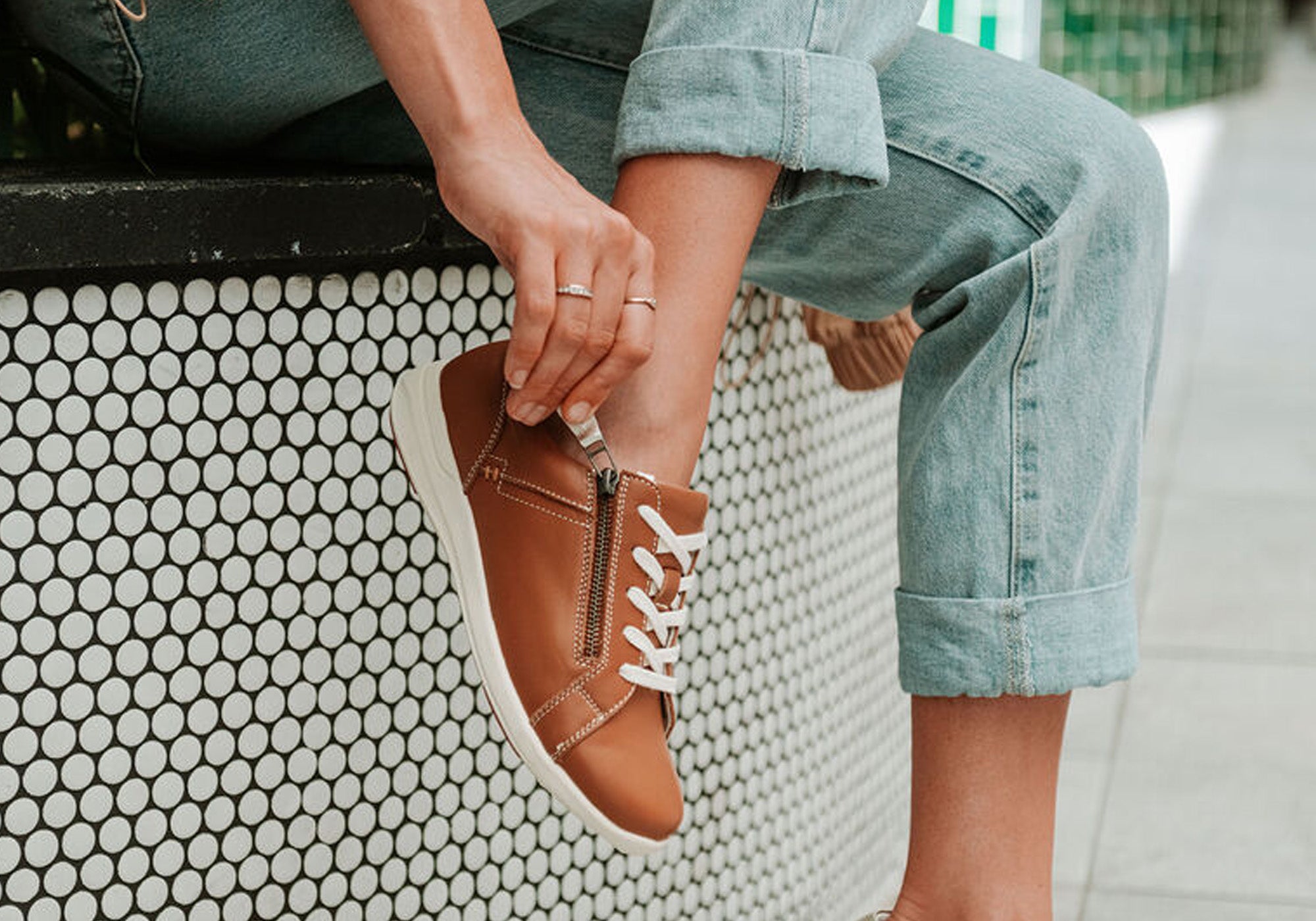 Tan Leather