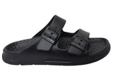 Pegada Cosmo Mens Comfortable Adjustable Slide Sandals Made In Brazil