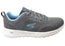 Skechers Womens GO Walk Joy Violet Comfortable Shoes Grey Blue