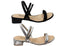 Dakota Koko Womens Brazilian Low Heel Sandals With Comfort Footbed