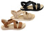 Comfortflex Posey Womens Leather Sandals With Comfortable Footbed