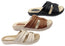 Comfortflex Kappri Womens Leather Slide Sandals With Comfort Footbed