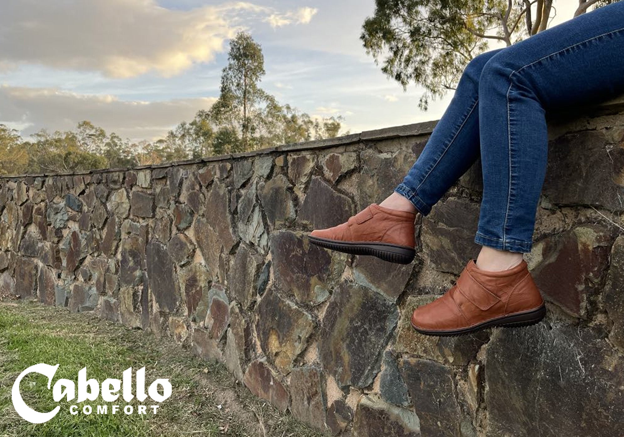 Cabello Comfort 5240-27 Womens Wide Fit Comfortable Leather Boots