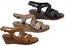 Sofft Gigi Womens Leather Wedge Sandals With Comfortable Footbed
