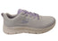 Skechers Womens GO Walk Flex Kali Comfortable Shoes Grey Lavender
