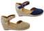 Scholl Orthaheel Maya Womens Comfortable Wedge Espadrille Shoes