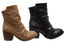 Born Toni Womens Comfortable Leather Mid Heel Ankle Boots