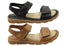 Born Tabra Womens Leather Sandals With Cushioned Comfortable Footbed