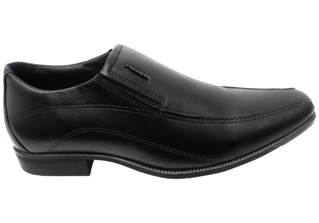 Pegada George Mens Leather Slip On Dress Shoes – Brand House Direct