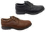 Nunn Bush By Florsheim Mens Otto Plain EE Extra Wide Leather Shoes
