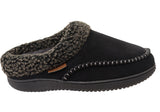 Dearfoams Mens Marshall Microsuede Moc Toe Clog Comfortable Slippers