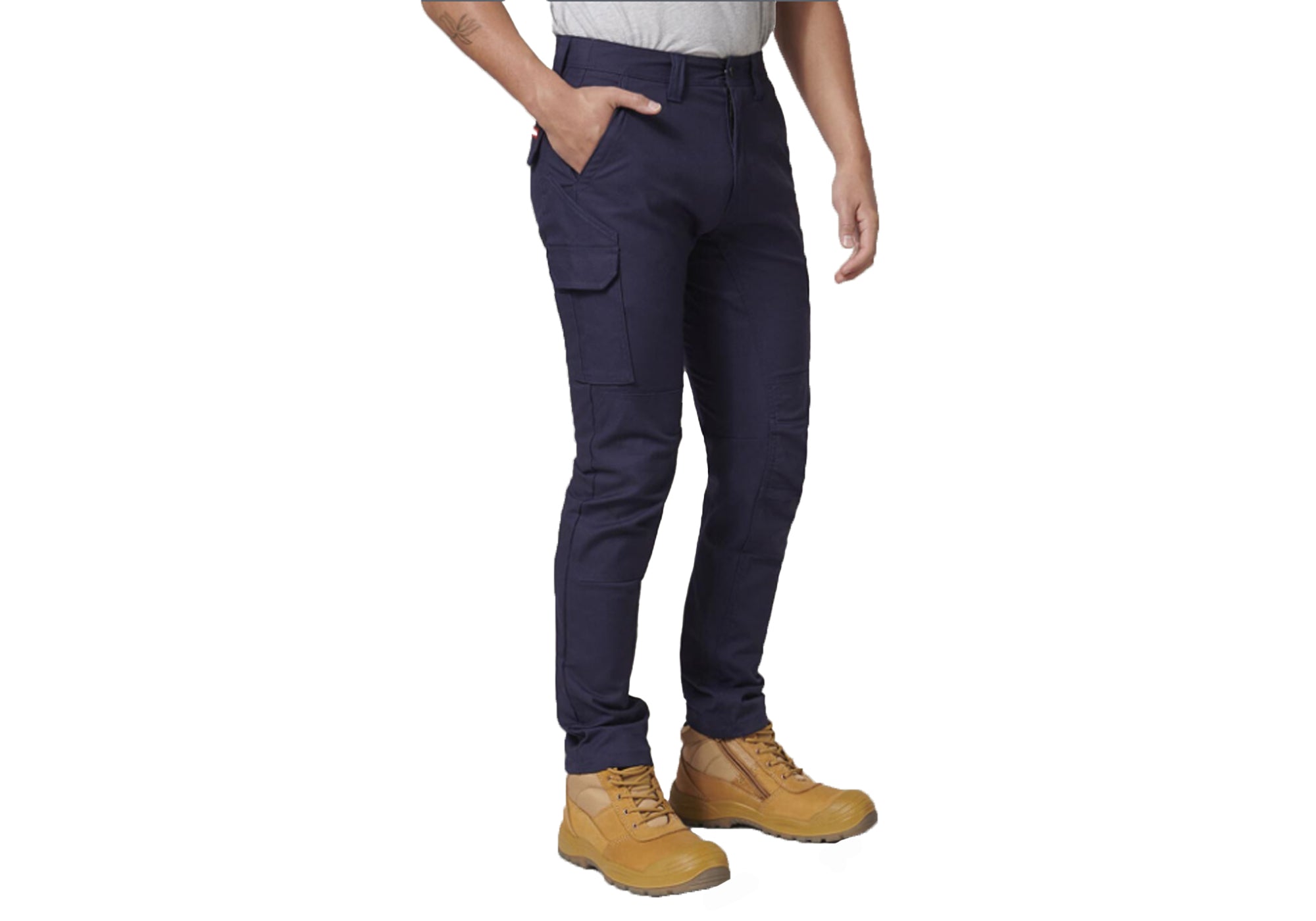 Hard Yakka Mens 3056 Stretch Canvas Work Cargo Pants