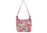 Modapelle Womens Leather Hand Painted Shoulder Bag Style 3152