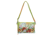 Modapelle Womens Leather Hand Painted Shoulder Cross Body Bag 3192