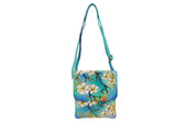 Modapelle Womens Leather Hand Painted Shoulder Cross Body Bag 3196