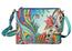 Modapelle Womens Leather Hand Painted Shoulder Cross Body Bag 3237