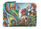 Modapelle Womens Leather Hand Painted Wallet 3238