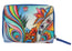 Modapelle Womens Leather Hand Painted Wallet 3239