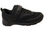 Harrison Nifty Kids Adjustable Strap Athletic Shoes Blackout