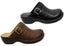 Born Avoca Womens Cushioned Comfort Footbed Leather Platform Clogs